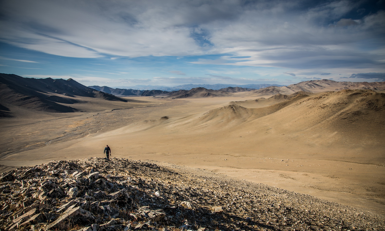The vast eternal landscapes of Mongolia