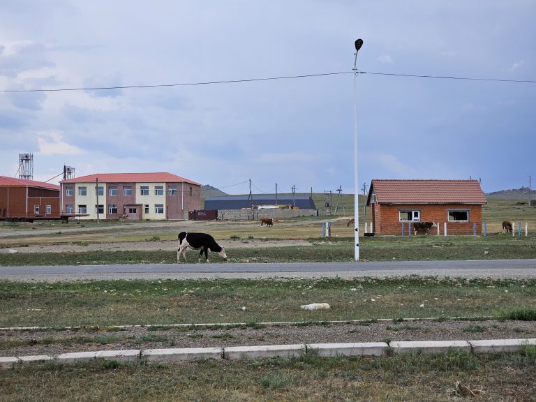 Small town in Mongolia